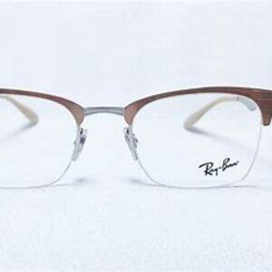 Ray-Ban Eyeglasses Frames RB6360 2920 Light/Brown-Silver Unisex